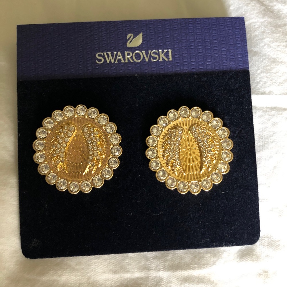 Swarovski Crystal Earrings - Brand New!